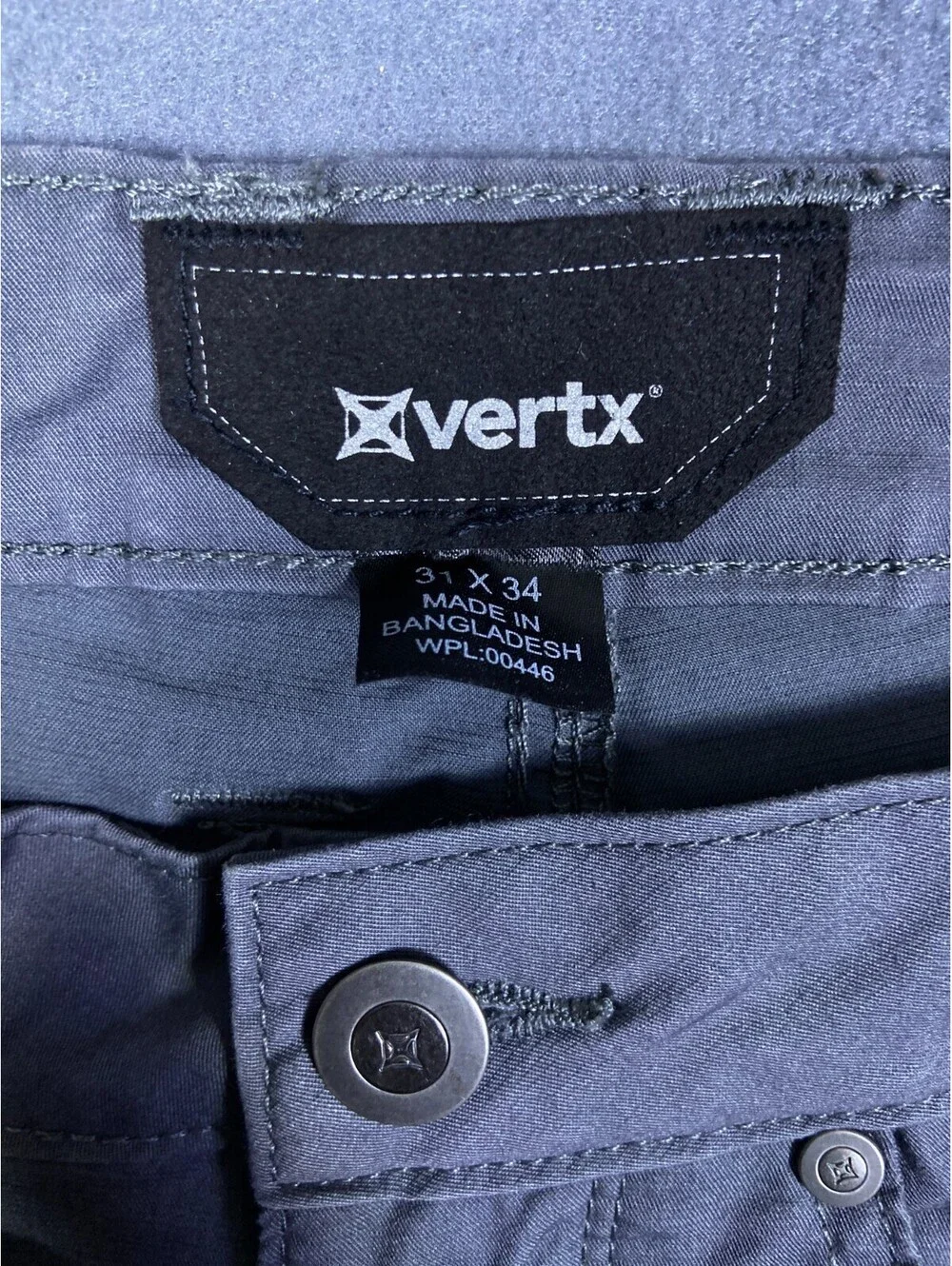 VERTX Cutback Technical Pants Men 31x34 33 Gray Hiking Utility Tech Work VTX1235
